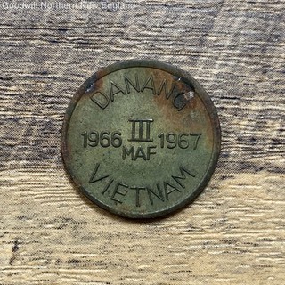 US III Marine Amphibious Force Danang Vietnam Token 1966 1967