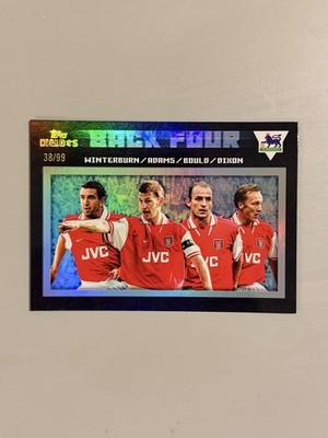 Topps Decades 1990s Premier League Tony Adams Arsenal Back Four 38/99