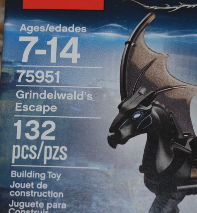 Lego Animales Fantásticos Grindelwald's Escape 75951. Nuevo. 132 uds. Figura Thestral Foto 2 de 4