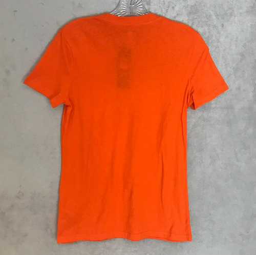 NEW! Chicago Bears Shirt Boys XL 16 Youth Orange Spellout Short Sleeve NFL NWT - Picture 2 of 7