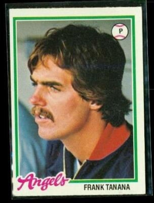 Vintage 1978 TOPPS Baseball Trading Card #600 FRANK TANANA Los Angeles Angels