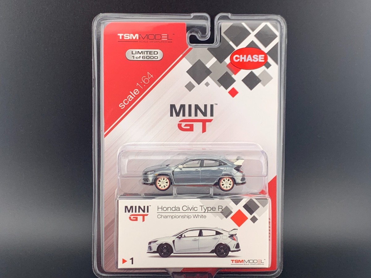 Mini GT Honda Civic Type R 2018 white USA Version MGT00001 1