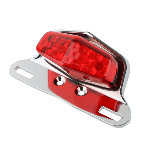 Motorcycle Motorbike Tail Light LED Brake Rear Light License Plate Holder Lamp - Picture 8 of 12