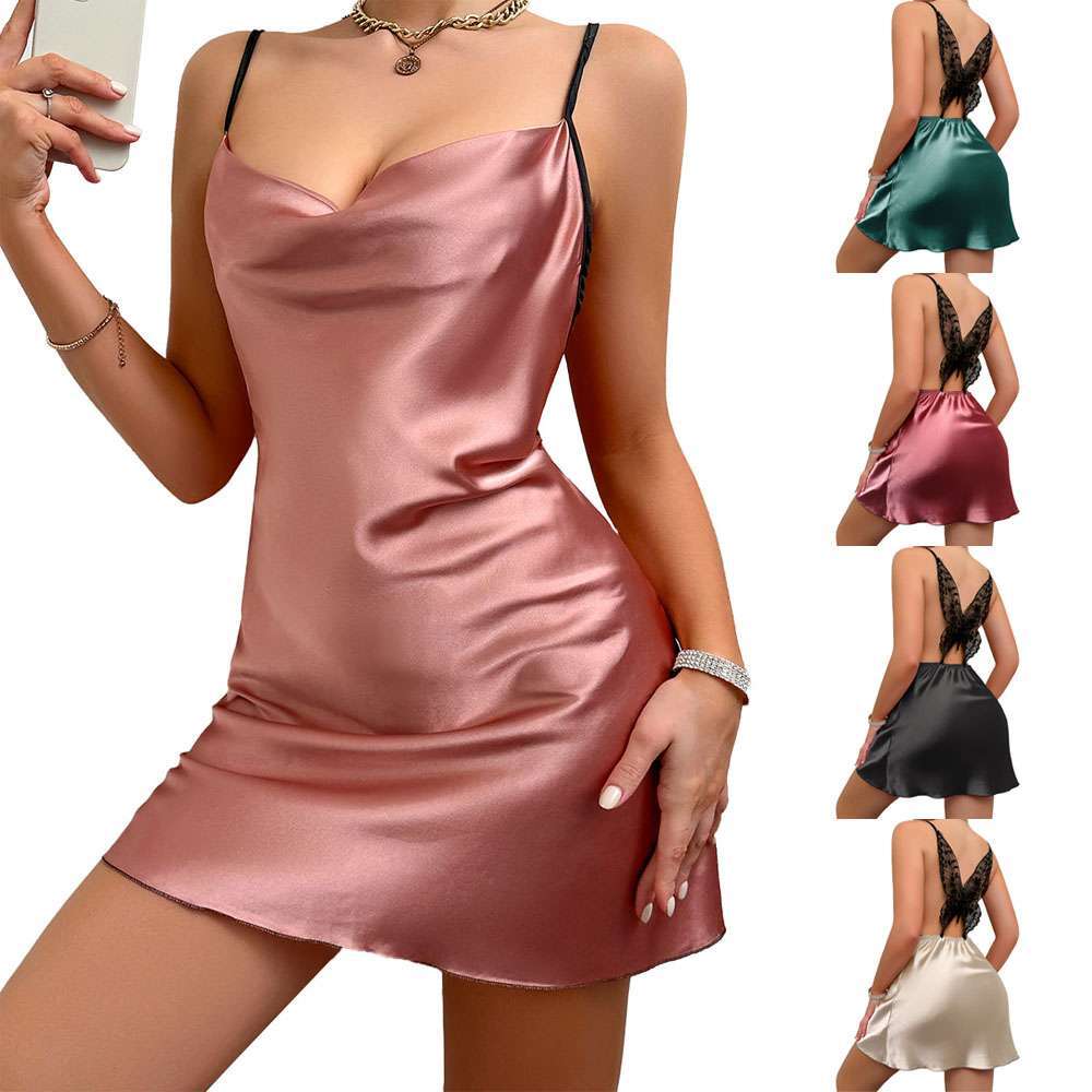 Women's Sexy Lingerie Silk Lace Underwear Sleepwear Night Dress Babydoll  Pajamas