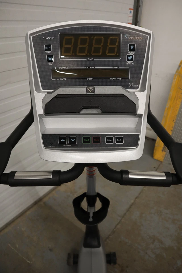 Bicicleta estática vertical Vision Fitness U40 CB1581 Foto 4 de 4