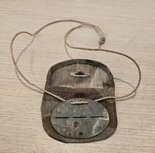WW2 German Dog Tag Pouch Made From a Zeltbahn.