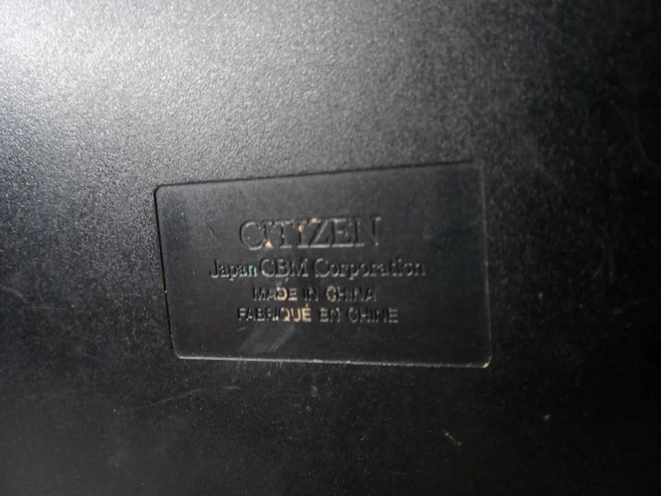 CITIZEN CALCULATOR DUAL POWER SOLAR - VINTAGE WORKING RARE RETRO - Image 3 of 3