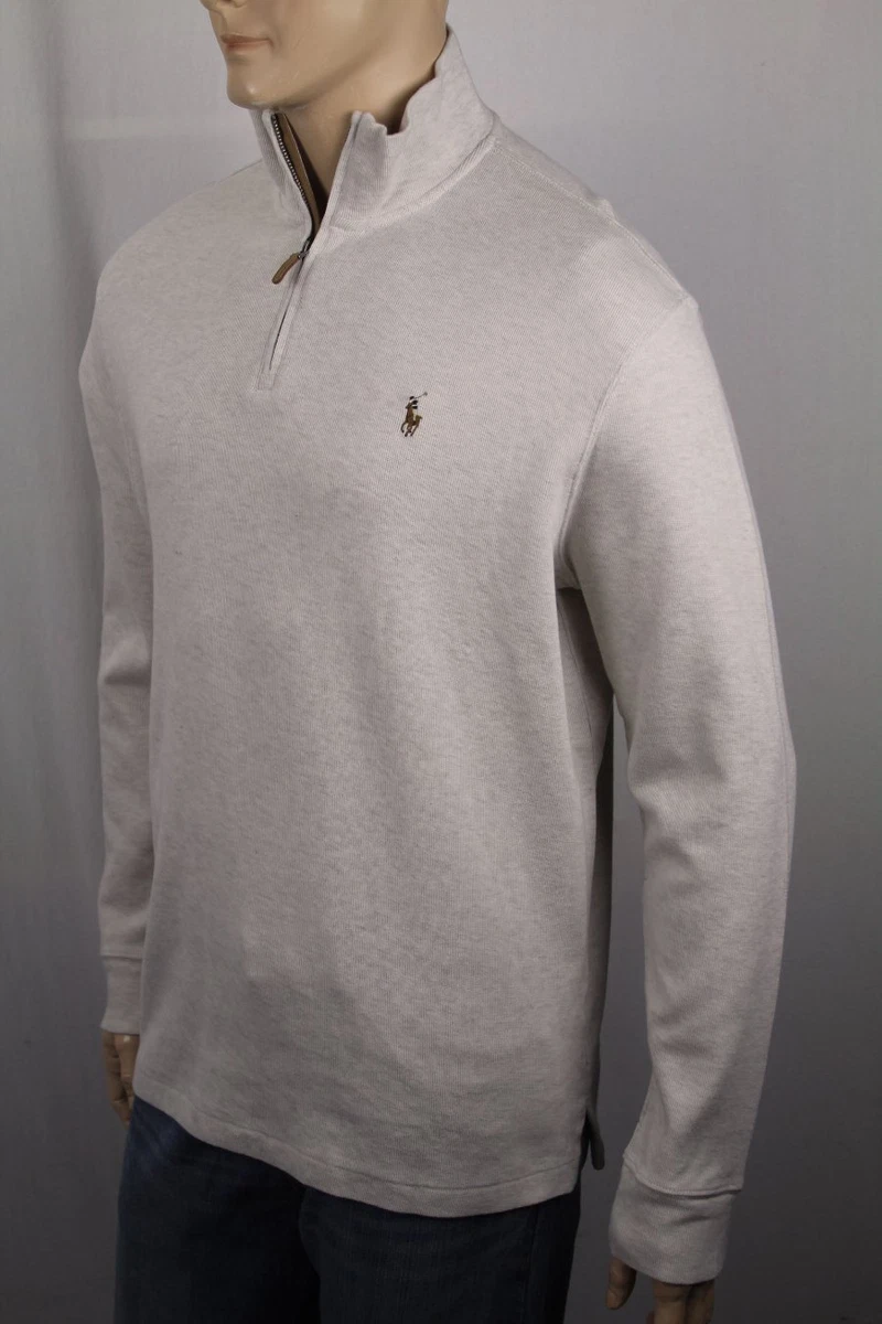 ralph lauren half zip polo