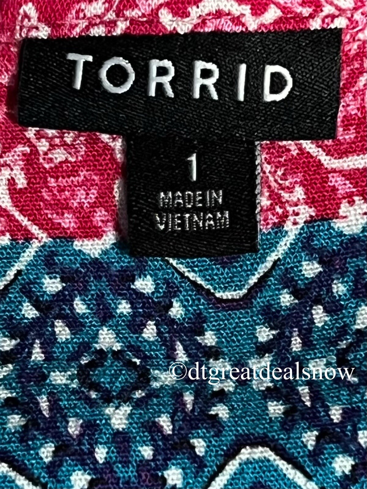 Torrid Multicolor Boho Mini Texture Sleeveless Dr… - image 7