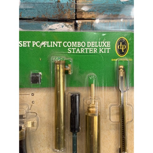 New Powder Flask Civil War Replica Reproduction Dispenser Musket/Flint lock KIT - Picture 2 of 7