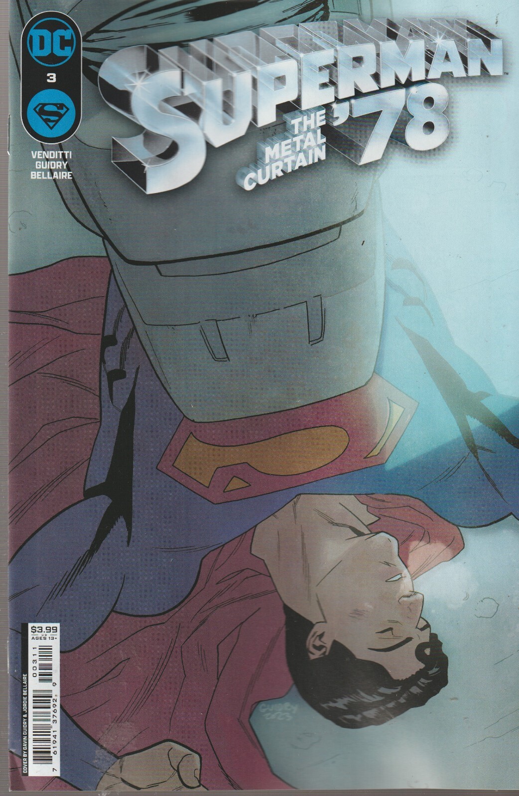 DC COMICS SUPERMAN `78 THE METAL CURTAIN #3 MARCH 2024 1ST PRINT NM