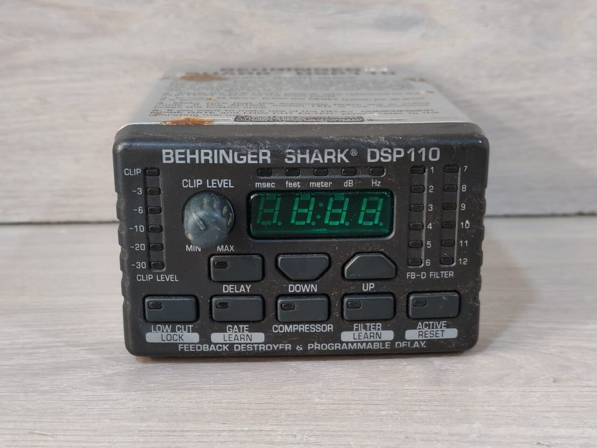 BEHRINGER SHARK DSP110 デジタルエフェクター Behringer | Product | DSP110