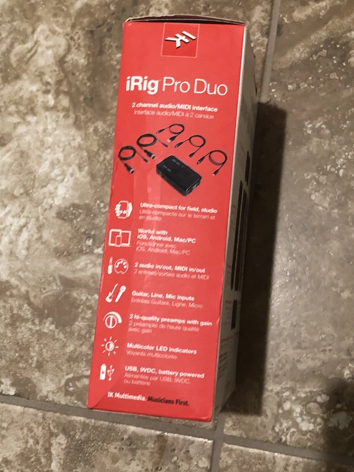 	(BOX ONLY). IK Multimedia 2245294K10036 2-Channel Audio Interface - Image 2 of 4