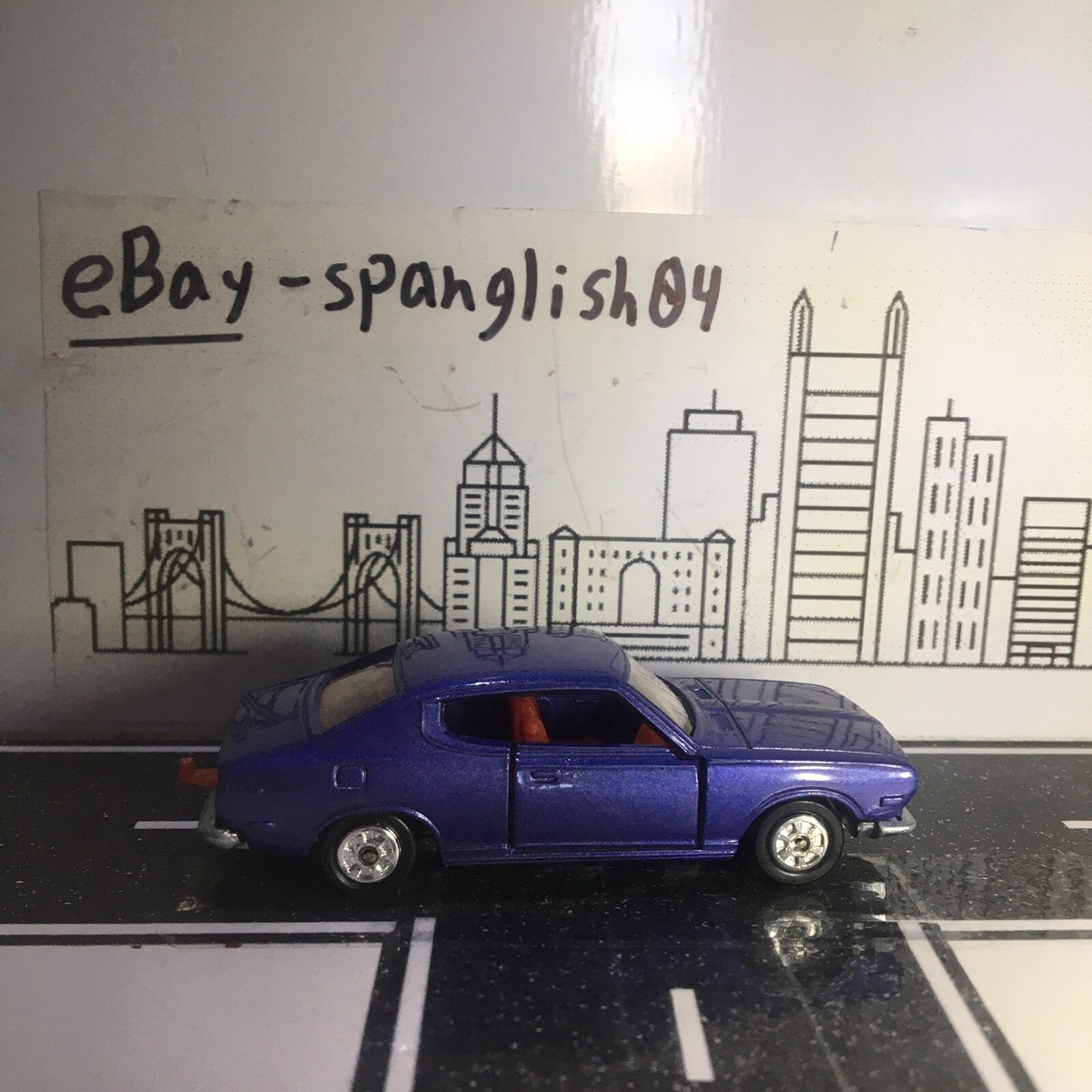 ミニカー tomica NISSAN brue bird U Tomica Nissan Bluebird U 1:60 No 62 Japan PURPLE Metallic W