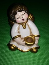 Thun Angelo angioletto 😇 seduto medio portacandela bianco vintage 