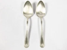 Wm Rogers Mfg Co AA Silverplate Teaspoons Set of 2