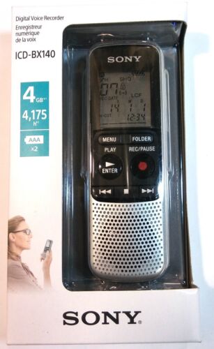 Digital Voice Activated Recorder, 4GB Sony Audio mp3, Built-in mic & speaker VOR - Picture 2 of 8