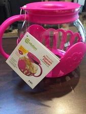 Ecolution Micro-Pop 3 Qt. Microwave Popcorn Popper NEON PINK New w Tags