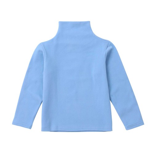 Kids Girls And Boys Warm Top Elastic Underwear Long Sleeve Stand Collar Top - Picture 36 of 81