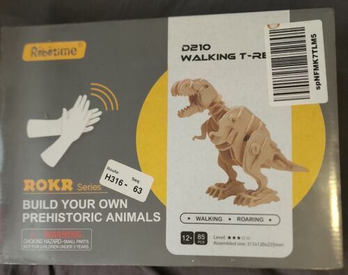 Rokr D210 Walking Trex Prehistoric robot model Dino brand new sealed Canada sold - Picture 1 of 3