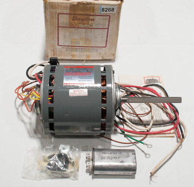 Dayton 4M259 Direct Drive Blower Motor K55HXNDA-4559 1/2HP 1075RPM 4 Spd 7.1A