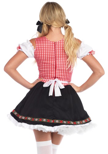 Leg Avenue Beer Garden Babe Costume, Multicolor - LA-86746 - Picture 2 of 4