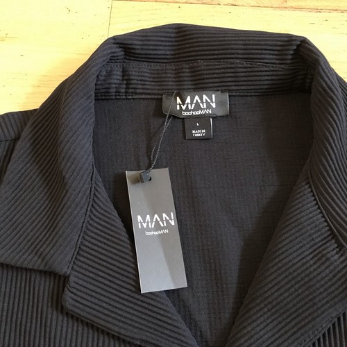 NEW Boohooman Large Black Shirt - Picture 4 of 4