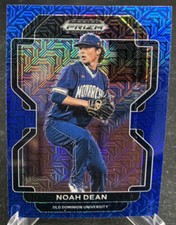 2022 Panini Prizm Draft Picks Noah Dean Blue Mojo PDP159 Old Dominion