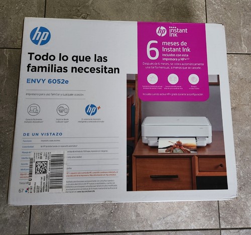 HP ENVY 6052 E   All-In-One Color Inkjet Printer Scanner With 6 Months Extra Ink - Picture 3 of 6