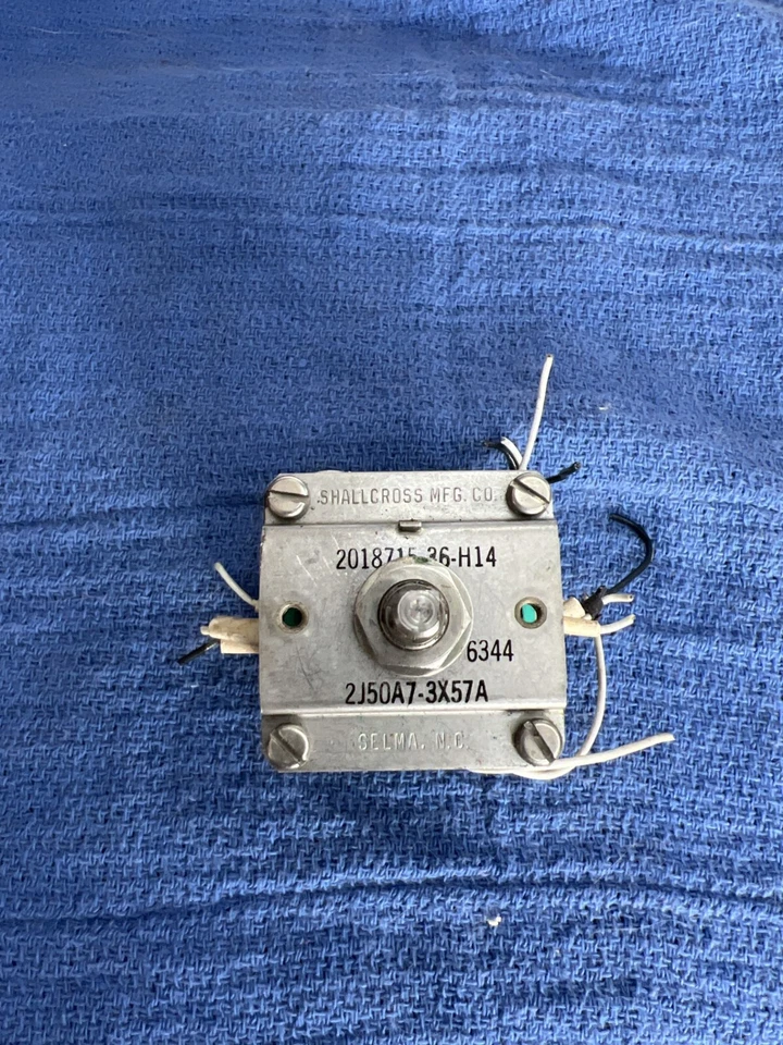 Interruptor giratorio Shallcross 6344 2J50A7-3X57A usado con garantía ver todas las fotos Foto 2 de 3