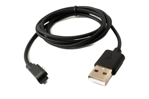 USB 2.0 Cable 100 CM Charging Cable for Xiaomi Haylou LS02 LS01 IN Black - Zdjęcie 2 z 4