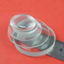 2PCS 30-100mm Optical Glass FL -100mm Double Concave Lens DIY Telescope Lens