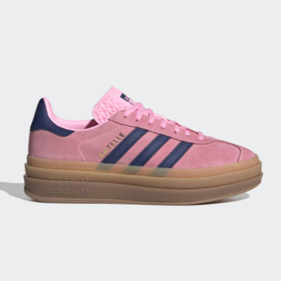 Женские кроссовки Adidas Gazelle Bold Suede Pink Glow - H06122 Expeditedship