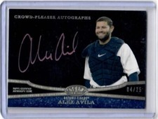 2013 Topps Tier One Alex Avila Crowd Pleasers Copper Rose Auto Card /25 Tigers