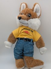 Schwäbisch Hall Fuchs 35 cm Stofftier 90er wüstenrot Plüschtier Kuscheltier Top