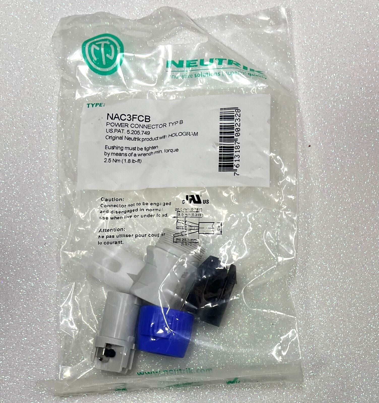 11 Pcs Neutrik Professional NAC3FCB PowerCon Power-out 20A/250V AC Connectors