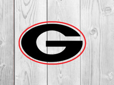 Georgia Bulldogs G - Vinyl Decal - Yeti / Stanley Cup / Auto / Cell phone - GA