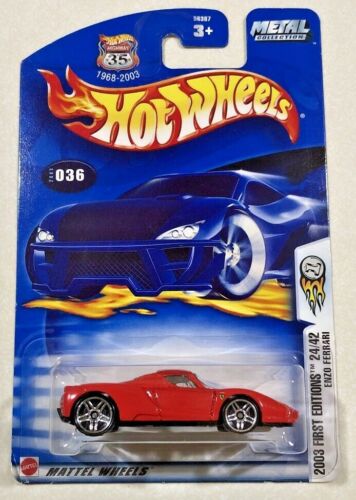 Hot Wheels 2003 Prima Edizione Rosso Enzo Ferrari # 036 24/42 VHTF