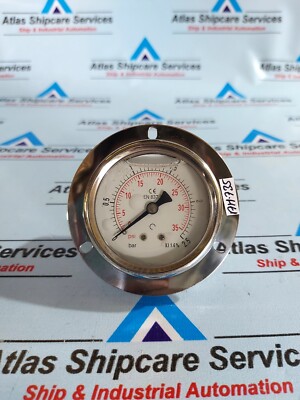 RANCILIO EN-837.1 Kessel Manometer/Druckmesser 0-35 Psi