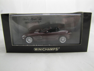 400037130 Minichamps Mercedes-Benz SLR McLaren Roadster Rotmetallic 2007 - 1:43