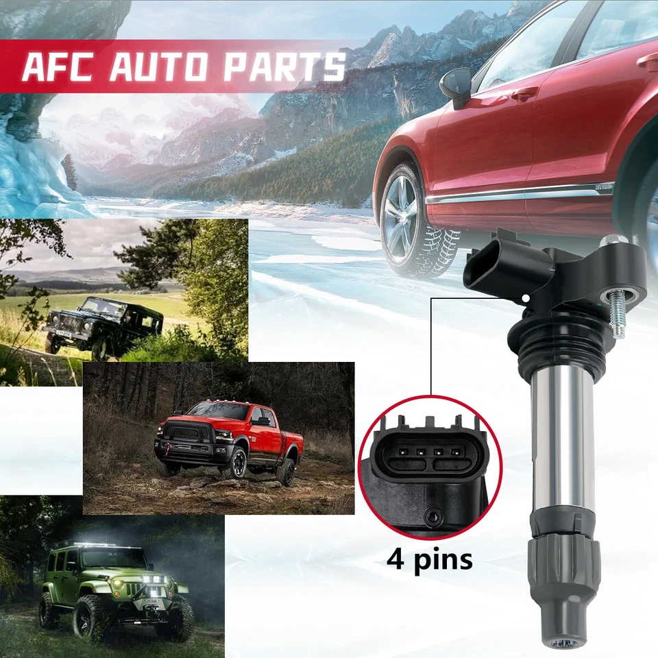 6X Ignition Coil+ Iridium Spark Plug For 2010-2015 GMC Acadia 3.6L V6 UF569 OEM Foto 4 de 4