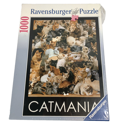 Ravensburger 1000 Piece Puzzle Catmania 15 629 0 Cats And Kittens New Sealed