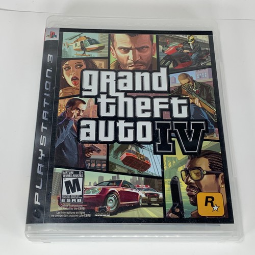 Grand Theft Auto IV GTA 4 PS3 Sony PlayStation 3 CIB Complete with Map & Manual - Picture 2 of 12