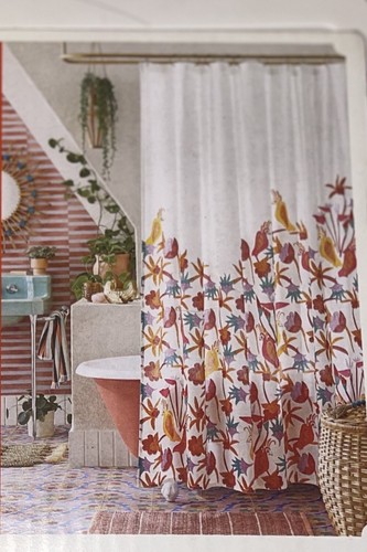 OpalHouse Shower Curtain 72”x72” Natalia Bird NWT | eBay