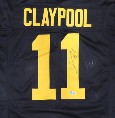 Pittsburgh Steelers Chase Claypool Autographed Black Jersey Beckett QR  #WP97237