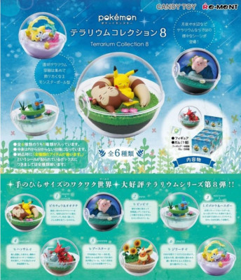 Pokemon Terrarium Collection 8 All 6 Type Set From Japan Re Ment 6sets Sale Ebay