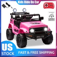 12V Kids Ride On Car Jeep Truck Electric Vehicle Toy w/Remote Control Kids Gifts