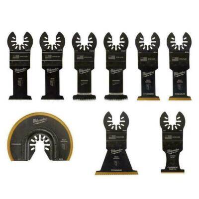 Milwaukee Tool 49-10-9113 9 Pc. Open-Lok Oscillating Multi-Tool Blade Set