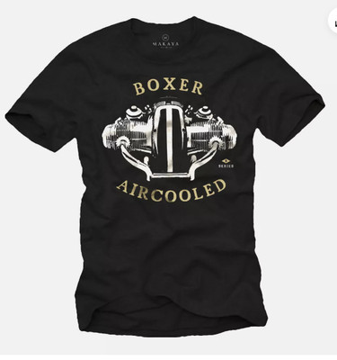 Motorcycle T-Shirt Men - Boxer Cafe Racer Biker Gifts Motorcyclist Rocker