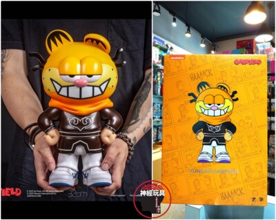 ZCWO Garfield Master Series05 ガーフィールド 箱付 Fools Paradise X ZCWO ZC489 KUNG FU GARFIELD Statue Love on
